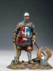 CHEVALIER MEDIEVAL HEAUME A TERRE